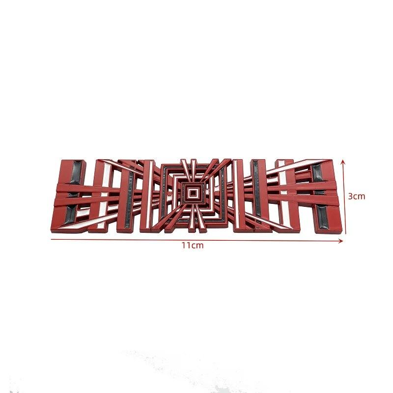 Model3 автомобильные наклейки с логотипом в клетку ModelY Tail Tag Grid Decal Auto Metal Letter Decoration для Tesla Model 3 SXY 2023 Аксессуары