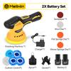 MELLWIN 125mm 8 Gears DigitalDisplay Cordless Electric Car Polisher Car Polishing Waxing Sanding Machine ForMakita 21V 18V Battery
