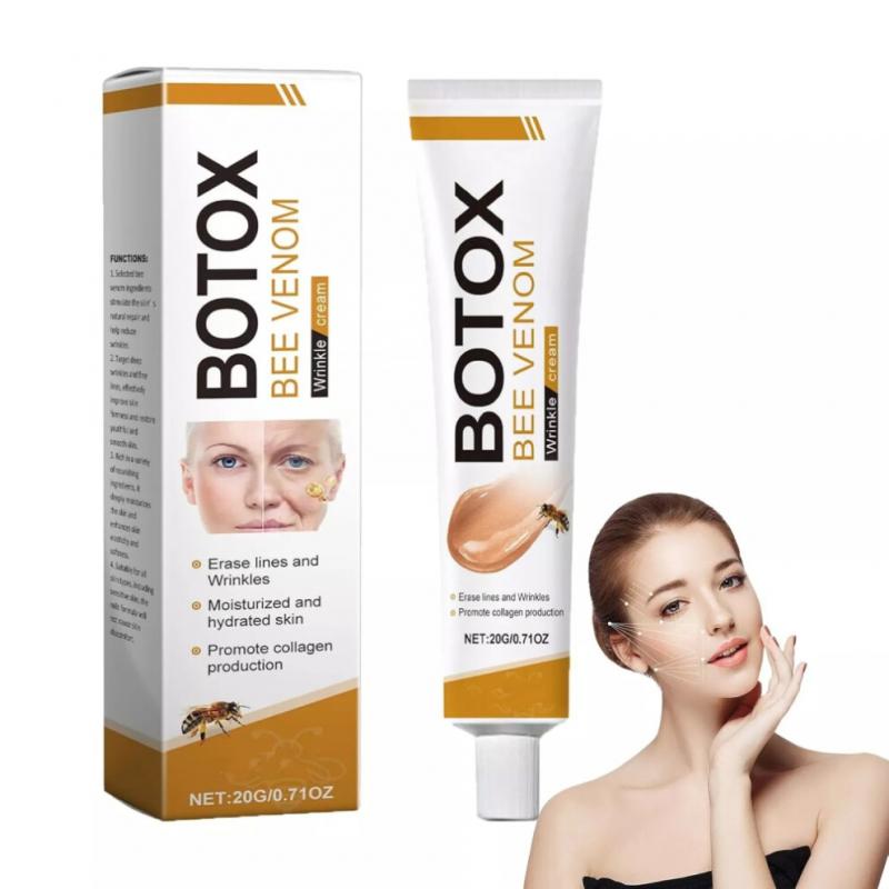 3PCS Bee Venom Wrinkle Cream Bee Venom Skin Treatment Cream Anti-Wrinkle Firming Anti-Aging Moisturizing Lifting & Recovery for All