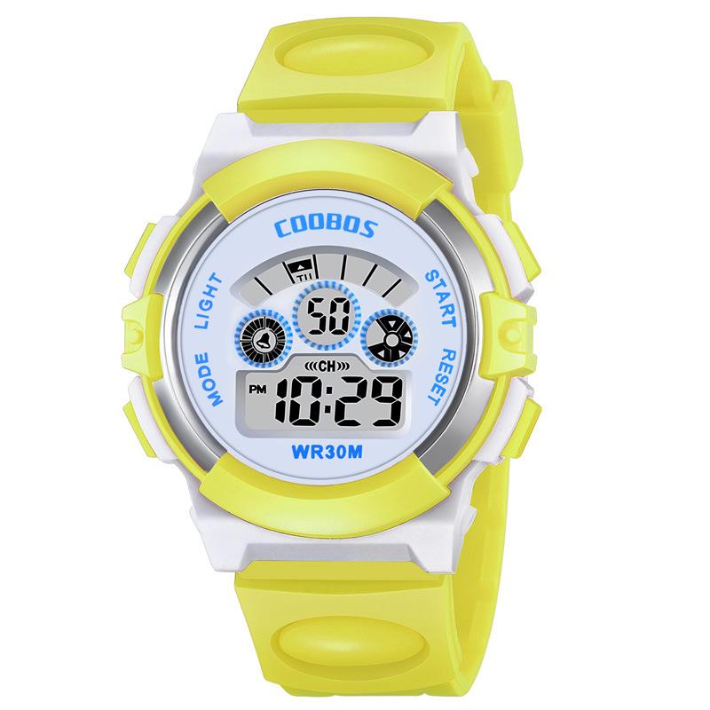 Military Sports Children Watch Colorful Back-light LED Digital Watch Luminous Waterproof Electronic Watch for kids Boys girls