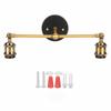 Double Heads Wall Lamp AC110-120V Wall Fixture Vintage Wall Sconce  Bedroom