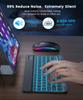 Мини Bluetooth-клавиатура RGB Беспроводная клавиатура 10-дюймовая клавиатура с подсветкой Клавиатура с подсветкой и тачпадом для IOS Android Windows iPad