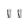 Mobius Earrings Light Luxury Ruffian Handsome Design Ear Buckles Black Earrings Earrings