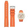 20mm Watch Band for and Rubber Watch Band with Silicone Waterproof and Includes Adjustment Tool and Spring Omega, Swatch, MoonSwatch, Omega,