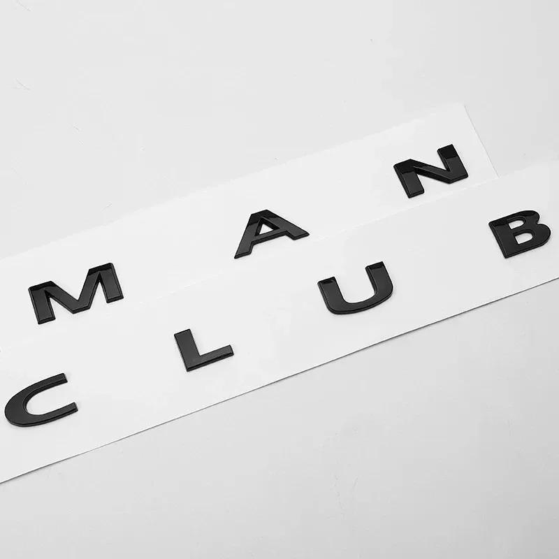 3D ABS Черный Логотип Clubman Эмблема Countryman Буквы Наклейка Значок на Багажник Автомобиля