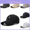 B Letter Embroidery Duckbill Baseball Cap Cotton Adjustable Sun Protection Hat