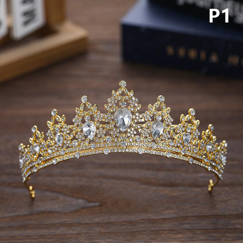 Принцесса королева винтажные диадемы и короны тиары для женщин свадебные свадебные вечеринки выпускной украшения для волос аксессуары