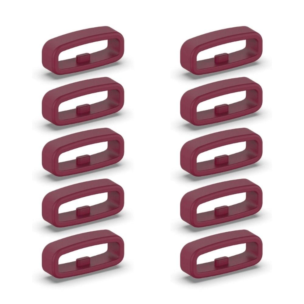 10 шт. 20 мм резиновое кольцо для фиксации ремешка Generic Ring Новый фиксатор ремешка для часов Аксессуары для умных часов