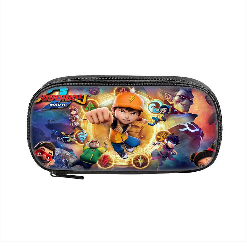 Пенал Boboiboy для детей, нейлоновая сумка для хранения с мультяшным дизайном