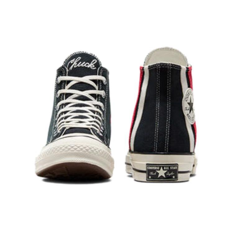 Converse Chuck 70 Hi Архивные полосы Черный Белый Красный Унисекс A07441C