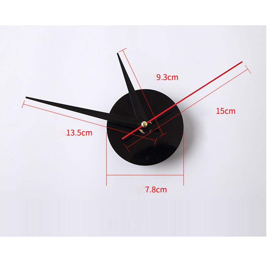 Cross Border Minimalist Living Room Art Clock DIY Mute Wall Clock 3D Stereo Punch Free Decorative Wall Sticker Clock