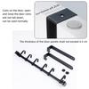 Space-saving Wear Resistant Useful Moisture-proof Wardrobe Bag Clothes Hanger Hook Back Door Hook