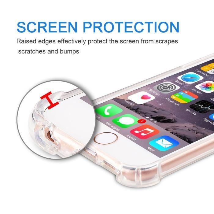 Phone Case - RKINC - iPhone X/XS - Soft TPU - Transparent - Reinforced Protection