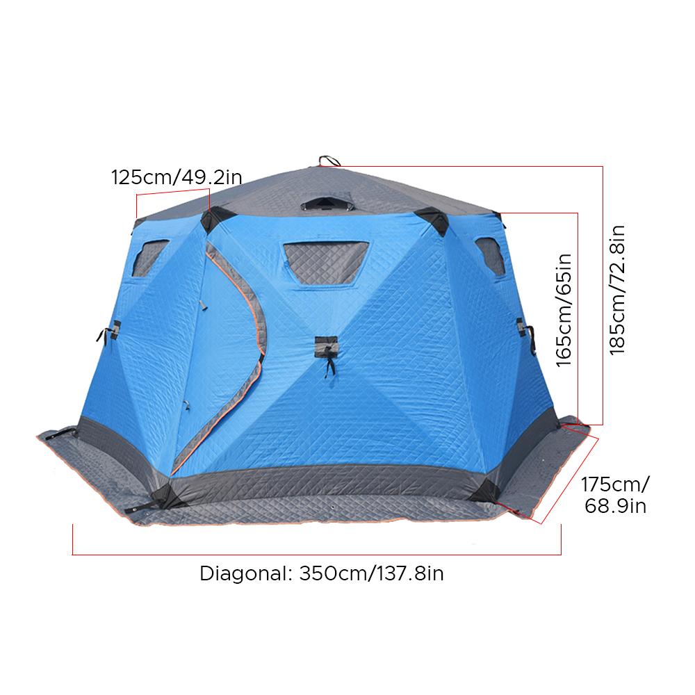 Рыболовная палатка для зимней рыбалки, кемпинга и активного отдыха, портативная, легкая и