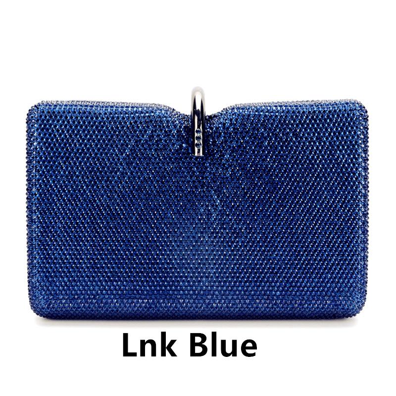 Coffee/Red Crystal Large Evening Clutches Diamond Wedding Purses Rhinestone Party Handbags Silver Bridal Dinner Clutch Bag