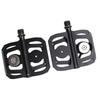 2PCS Bike Pedals Aluminum Alloy Steel Shaft DU Sealed Bearing Anti Slip Flat Platform Pedals for Road Mountain Bikes