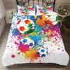 Football Bedding Set Printing Pillowcase Quilt Cover Soccer Duvet Covers Home Textiles Queen King Size Sport Theme Quilt Cover