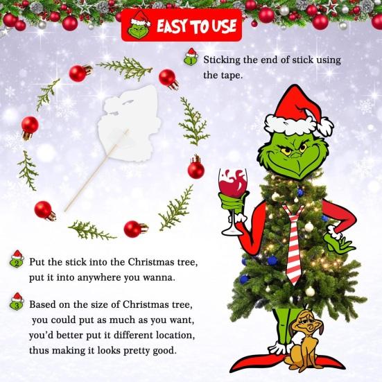 1 компл. Рождественские зеленые волосы, украшение в виде эльфа, отдельное лицо, рука, нога, многоразовая бумага, макет сцены в помещении, топпер для рождественской елки, праздничный декор, орнамент, подарок для вечеринки