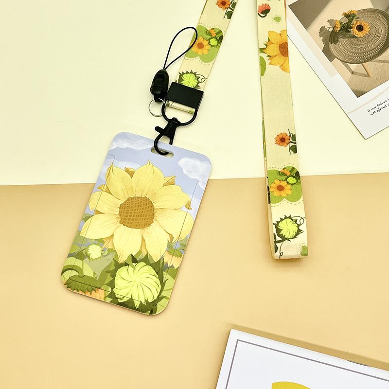 Cartoon Credential Card Holder Bags Doctor Nurse Neck Strap Lanyards Keychain Pass Card Holder Hang Rope Lariat Lanyard Gifts