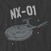 Star Trek Unisex Adult The OG NX Class T-Shirt