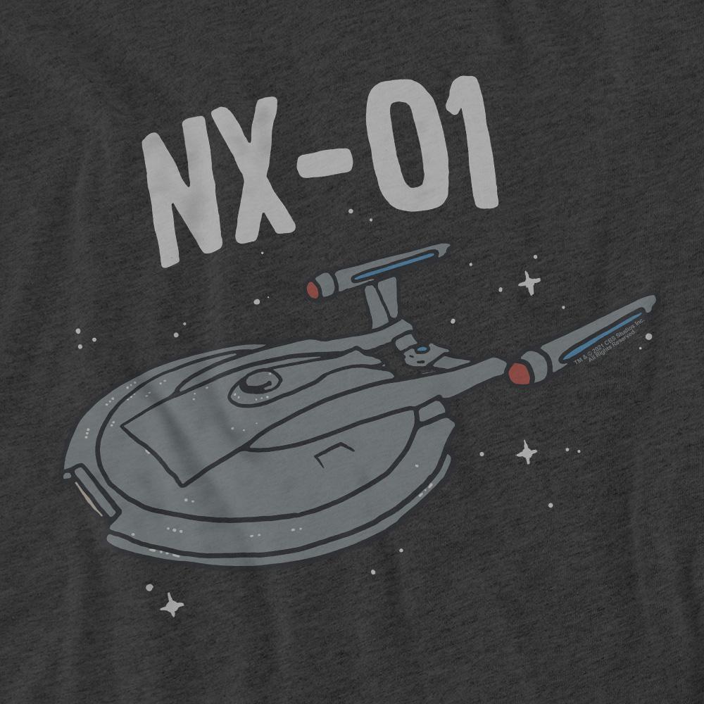 Star Trek Unisex Adult The OG NX Class T-Shirt