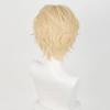 Высококачественный парик для косплея Лука 30 см, короткий, молочно-золотистый, с термостойкими синтетическими волосами, парики для косплея в стиле аниме + шапочка для парика