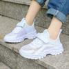 Boys Shoes Spring Summer Mesh Campus Wind Trend Middle and Large Children's Little White Shoes Student Children's Running Sneakers