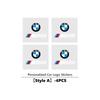 2026 Hot Car Logo Sticker Emblem Auto Body Decal Decor Accessories For BMW M Sport M2 M3 M4 M5 M6 E46 E90 E60 F10 F20 E87 X3 X6