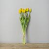 Искусственный цветок тюльпана Real Touch, 7 головок, искусственный букет, искусственный цветок для свадебного украшения, цветы, домашний декор для вечеринки