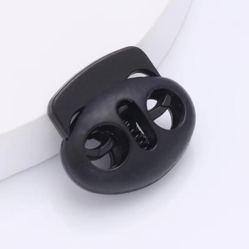 10 шт. Металлические фиксаторы шнура, диаметр отверстия 4,5 мм, полезный металлический стопор для шнура, аксессуары для одежды для DIY