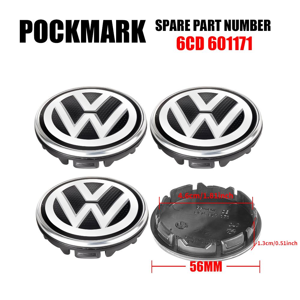 2026 Hot For VOLKSWAGEN VW 4PCS 56MM/65MM/66MM Car Wheel Center Hub Caps Hubcap Tire Rim Covers Replacement Decoration For Volks
