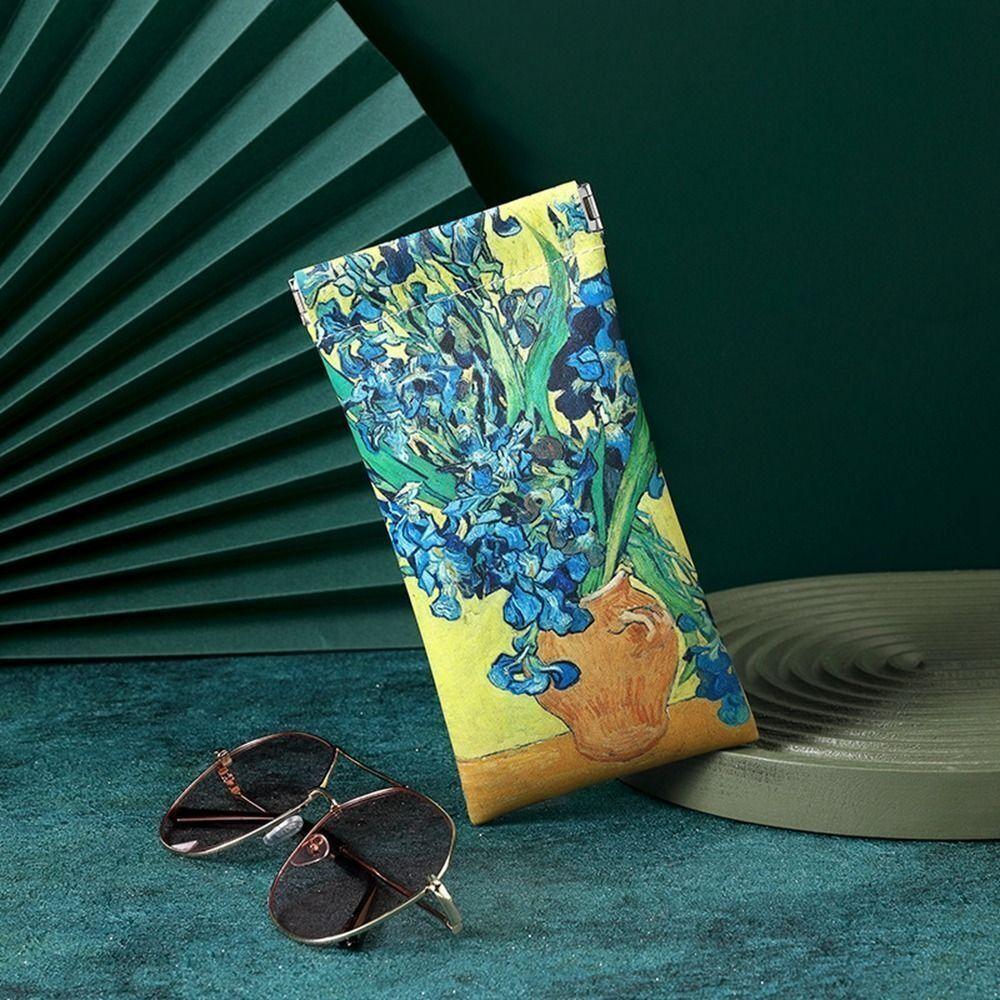 Сумка для хранения солнцезащитных очков из искусственной кожи, простой футляр для очков, портативный футляр для очков