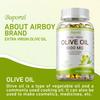 Extra Virgin Olive Oil Capsules, 1000mg, natural plant-based nutrition, immune support, suitable for adults.