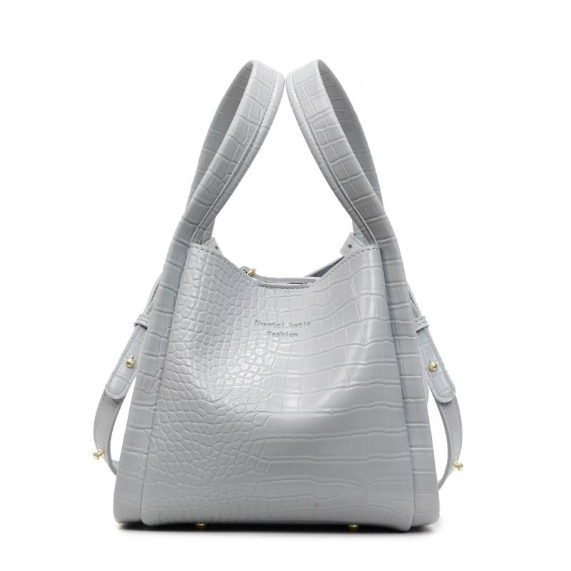 Ретро овощная корзина сумка женская новая текстура портативная сумка-ведро простая на плечо сумка-мессенджер