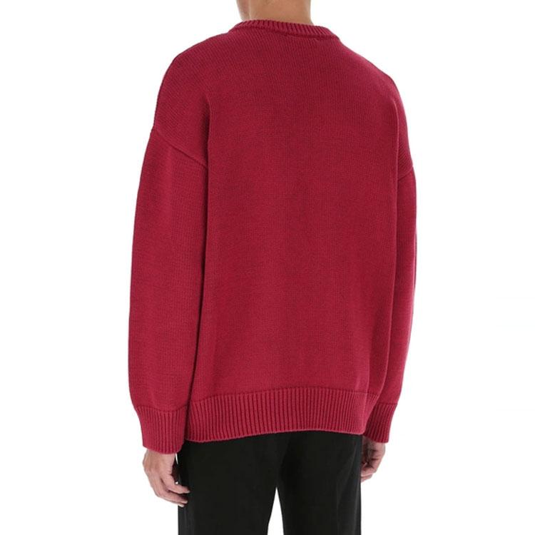 Balenciaga Sweaters Men's Red Crew Neck Moderate 675267T32176164