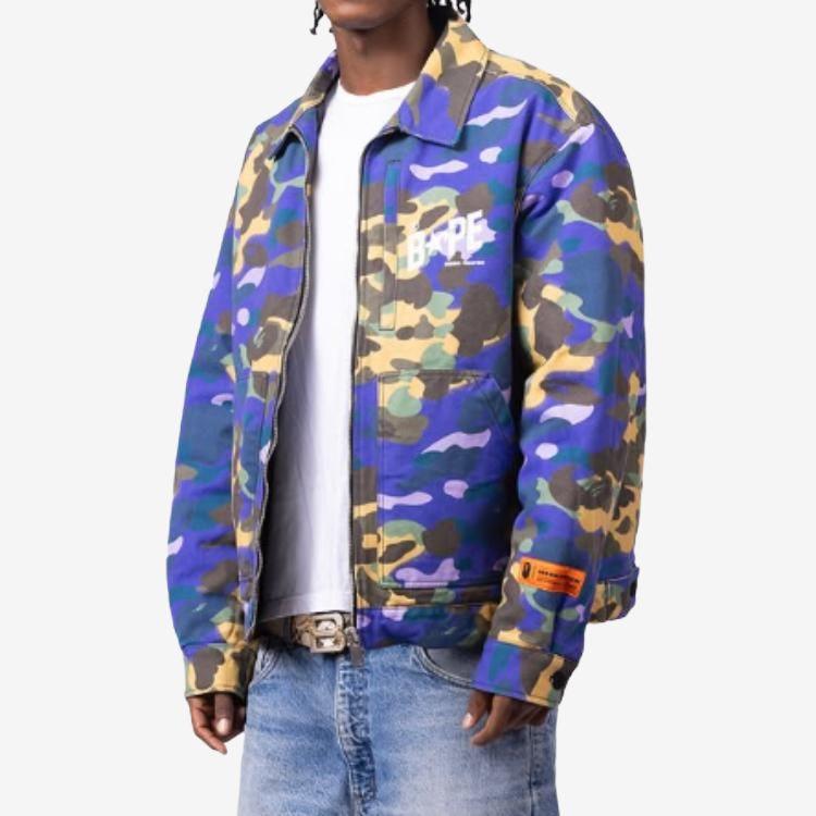 Куртка-тракер Bape X Heron Preston Mix 1st Camo Duck 1I23-141-902