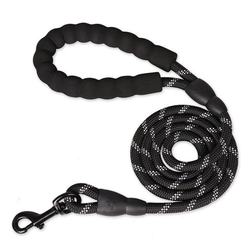 1.5/2/3M Reflective Dog Leash with Comfortable Padded Handle Double Heavy Duty Traction Rope for Small Medium Large Dogs Enhance Safety and Control