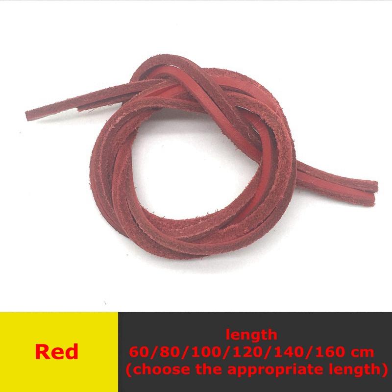 1 пара 100 см прочных шнурков для обуви, кожаные квадратные шнурки, используемые для мужчин и женщин, ботинки Martin, повседневная кожаная обувь, шнурки в стиле ретро