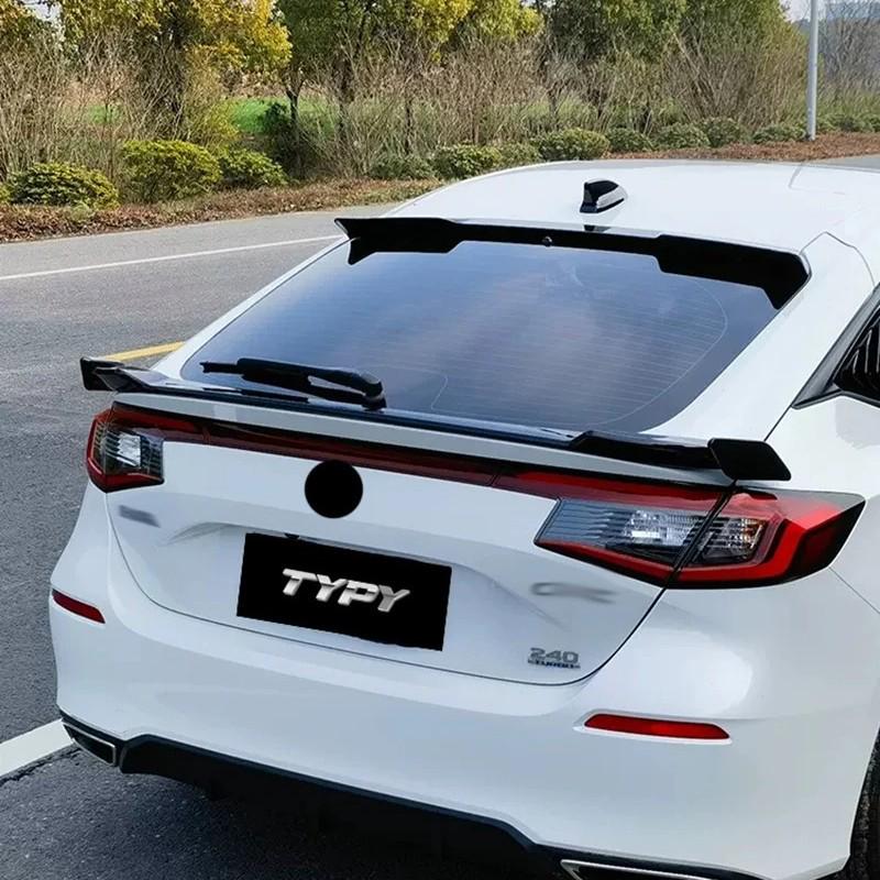 Совместим с 2022+ 11-го поколения Honda Civic Hatchback, гоночный верхний спойлер, установка без сверления
