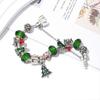 Браслет Пан Европейский Шарм с Подвеской в виде Рождественской Елки - Винтажный Стиль для Женщин