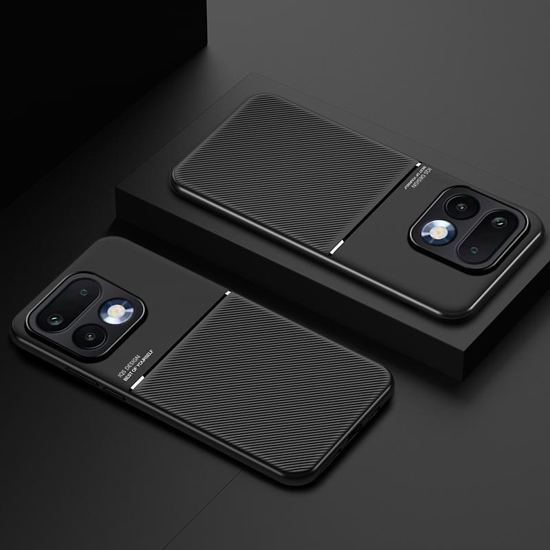 Чехол для Realme 16 15 Pro Plus + GT8 Pro с текстурой кожи, магнитным держателем, чехол-обложка для телефона