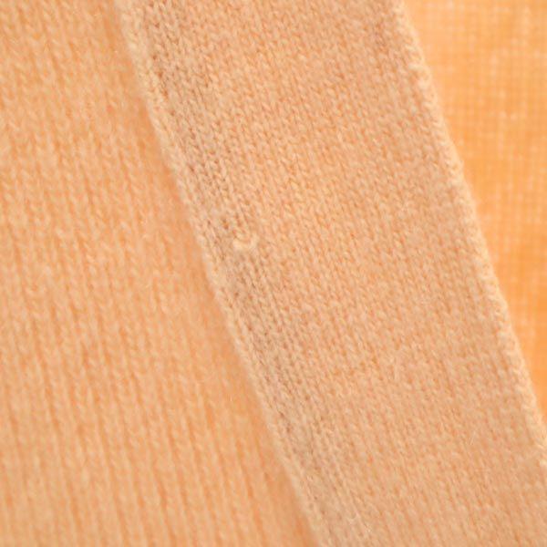 Hermes Long Sleeve Silk Knit Cardigan 40 Orange Series Women Used