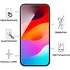 Verre Trempé - pour iPhone 15 - Pack de 2 - Installation Facile - Anti-Rayures - Dureté 9H