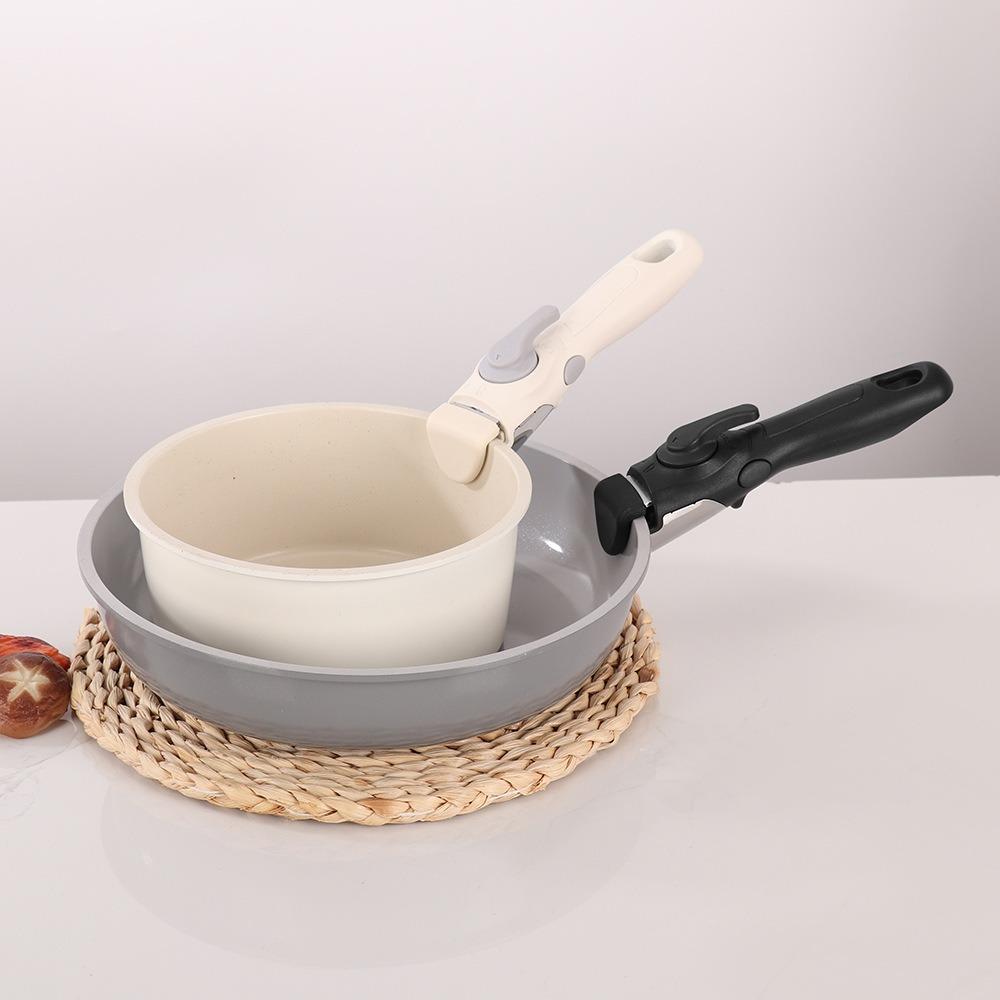 Knob-style Buckle Frying Pan Handle Anti-Scalding Pot Hand Grip Pot Replacement Clip Handle Bowl