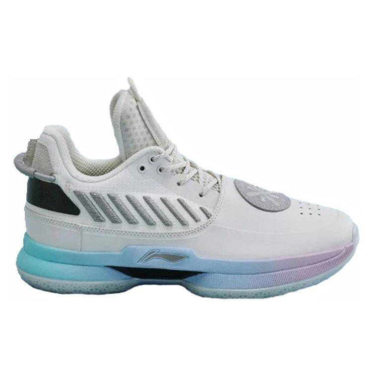 Li Ning Way Of Wade 7 Сахарная Вата Износостойкие Дышащие Низкие Баскетбольные Кроссовки Женские Белые ABAN135-5