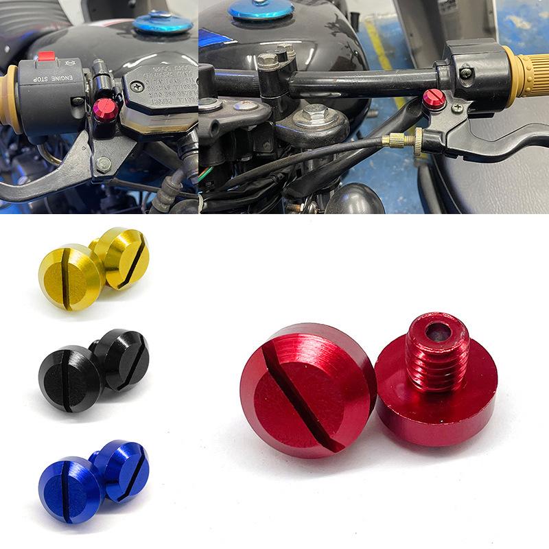 Аксессуары для мотоциклов Yamaha Kawasaki, винты для основания зеркала заднего вида 8/10 мм