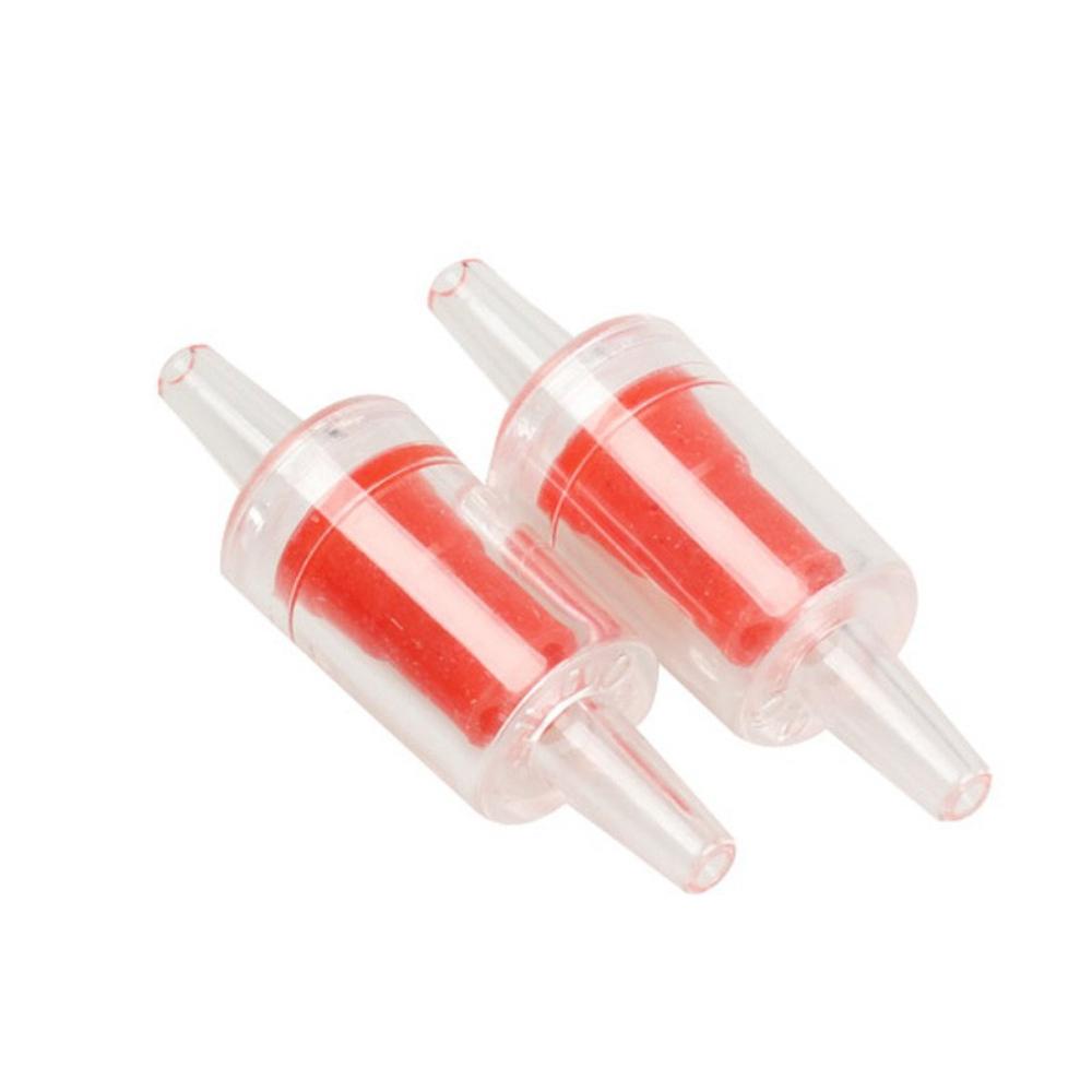5 PCS Circulate Plastic Black Red Air Pump Co2 System One Way Non-Return Aquarium Check Valve