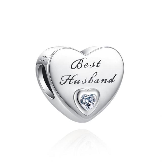 Новинка, лучший браслет для мамы, папы, дочки, сына, жены, брата, сердца, подвеска из бисера, подходит для оригинального модного браслета, ювелирные изделия своими руками, женские украшения