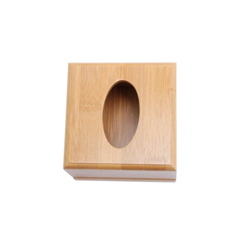 Table Decoration Bamboo Desktop Organizer Tissue Holder Tissue Rack Storage box Napkin holder