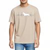 Funny tshirt Street Wear Unisex Oneck tshirt Casual Dachshund Heartbeat Silhouette Design Minimalist Teeshirt Teenagers Tee shirt